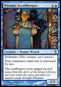 Minamo Scrollkeeper - Saviors of Kamigawa (Common) [SOK-45]