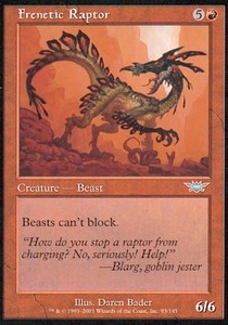 Frenetic Raptor - Legions (Uncommon) [LGN-93]