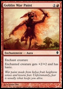 Goblin War Paint - Zendikar (Common) [ZEN-129]