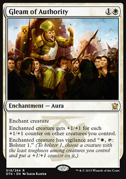 Gleam of Authority - Dragons of Tarkir (Rare) [DTK-19]