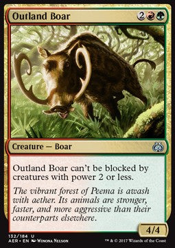 Outland Boar - Aether Revolt (Uncommon) [AER-132]