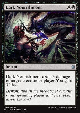 Dark Nourishment - Ixalan (Uncommon) [XLN-97]
