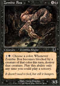 Zombie Boa - Apocalypse (Common) [APC-54]