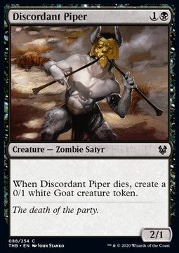 Discordant Piper - Theros Beyond Death (Common) [THB-88]