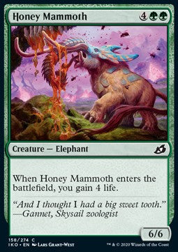 Honey Mammoth - Ikoria: Lair of Behemoths (Common) [IKO-158]