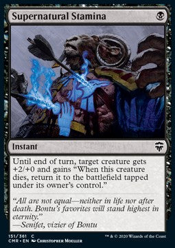Supernatural Stamina - Commander Legends (Common) [CMR-151]