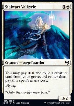 Stalwart Valkyrie - Kaldheim (Common) [KHM-31]