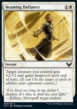 Beaming Defiance - Strixhaven: School of Mages (Common) [STX-9]