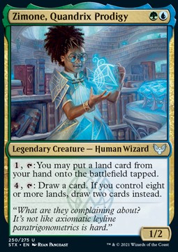 Zimone, Quandrix Prodigy - Strixhaven: School of Mages (Uncommon) [STX-250]