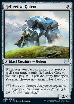 Reflective Golem - Strixhaven: School of Mages (Uncommon) [STX-257]