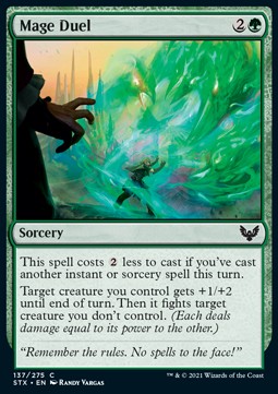 Mage Duel - Strixhaven: School of Mages (Common) [STX-137]