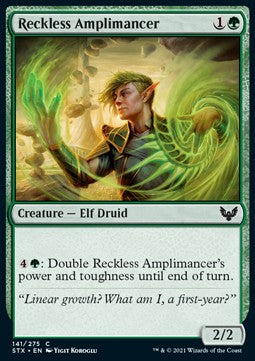 Reckless Amplimancer - Strixhaven: School of Mages (Common) [STX-141]