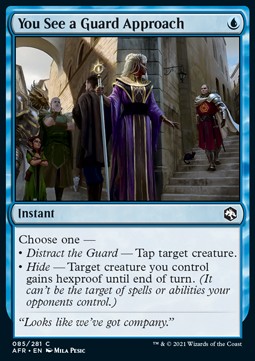 You See a Guard Approach - Adventures in the Forgotten Realms (Common) [AFR-85]