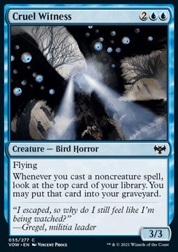 Cruel Witness - Innistrad: Crimson Vow (Common) [VOW-55]