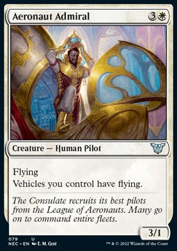 Aeronaut Admiral - Commander: Kamigawa: Neon Dynasty (Uncommon) [NEC-79]