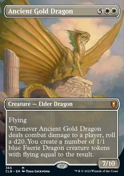 Ancient Gold Dragon (V.1) - Commander Legends: Battle for Baldur's Gate: Extras (Mythic) [XCLB-365]