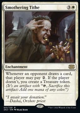 Smothering Tithe - Double Masters 2022 (Rare) [2X2-31]
