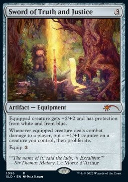 Sword of Truth and Justice - Secret Lair Drop Series: August Superdrop 2022 (Mythic) [SLDAUS-1096]