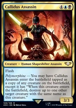 Callidus Assassin - Universes Beyond: Warhammer 40,000 (Rare) [40K-109]