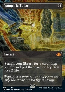 Vampiric Tutor (V.2) - Dominaria Remastered: Extras (Mythic) [XDMR-430]