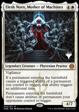Elesh Norn, Mother of Machines (V.2) - Phyrexia: All Will Be One: Promos (Mythic) [PONE-10]