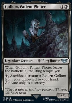 Gollum, Patient Plotter - The Lord of the Rings: Tales of Middle-earth (Uncommon) [LTR-84]