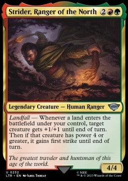 Strider, Ranger of the North - The Lord of the Rings: Tales of Middle-earth (Uncommon) [LTR-232]