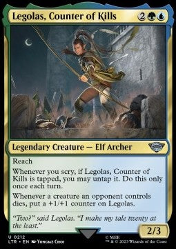 Legolas, Counter of Kills - The Lord of the Rings: Tales of Middle-earth (Uncommon) [LTR-212]