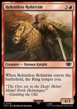 Relentless Rohirrim - The Lord of the Rings: Tales of Middle-earth (Common) [LTR-144]