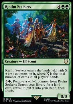 Realm Seekers - Commander: The Lord of the Rings: Tales of Middle-earth (Rare) [LTC-258]