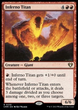 Inferno Titan - Commander Masters (Rare) [CMM-235]