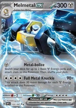 Melmetal ex - Obsidian Flames (Double Rare) [OBF-153]