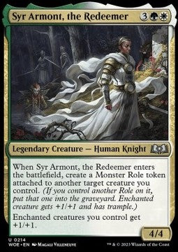 Syr Armont, the Redeemer - Wilds of Eldraine (Uncommon) [WOE-214]