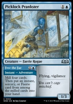 Picklock Prankster // Free the Fae - Wilds of Eldraine (Uncommon) [WOE-64]