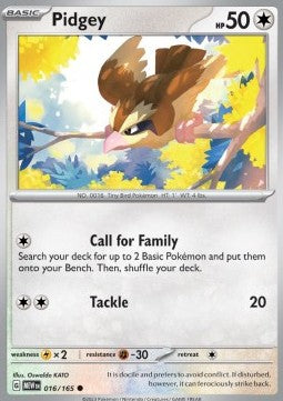 Pidgey - 151 (Common) [MEW-016]