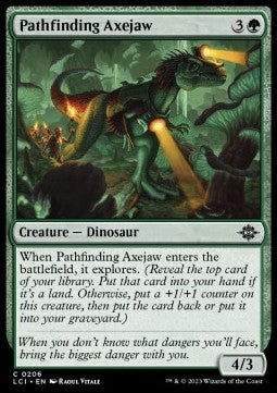 Pathfinding Axejaw - The Lost Caverns of Ixalan (Common) [LCI-206]
