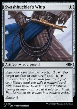 Swashbuckler's Whip - The Lost Caverns of Ixalan (Uncommon) [LCI-263]