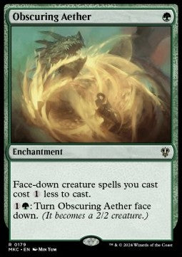 Obscuring Aether - Commander: Murders at Karlov Manor (Rare) [MKC-179]