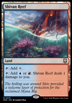 Shivan Reef - Commander: Modern Horizons 3 (Rare) [M3C-375]