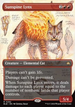 Sunspine Lynx - Bloomburrow: Extras (Rare) [XBLB-292]