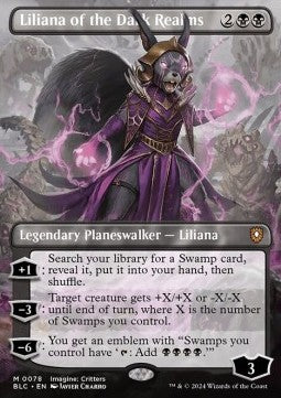 Liliana of the Dark Realms (V.1) - Commander: Bloomburrow: Extras (Mythic) [XBLC-78]