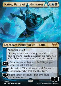 Kaito, Bane of Nightmares (V.1) - Duskmourn: House of Horror: Extras (Mythic) [XDSK-328]