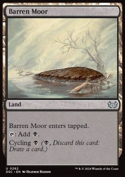 Barren Moor - Commander: Duskmourn: House of Horror (Uncommon) [DSC-262]