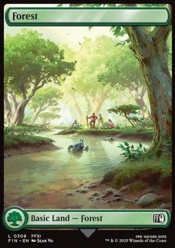 Forest (V.3) - Magic: The Gathering - FINAL FANTASY (Land) [FIN-308]