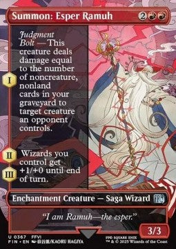 Summon: Esper Ramuh - Magic: The Gathering - FINAL FANTASY: Extras (Uncommon) [XFIN-367]