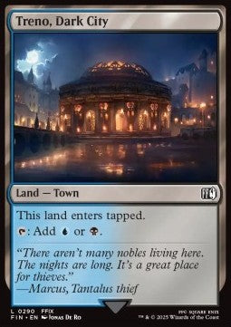 Treno, Dark City - Magic: The Gathering - FINAL FANTASY (Land) [FIN-290]
