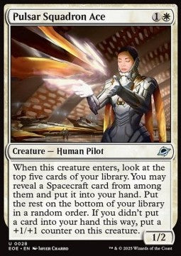 Pulsar Squadron Ace - Edge of Eternities (Uncommon) [EOE-28]