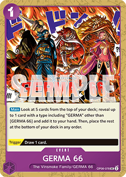 GERMA 66 (OP06-078) (V.1) - The Best Vol.2 (Uncommon) [PRB02-OP06-078]