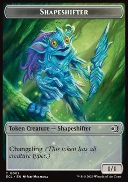 Shapeshifter Token (C 1/1) // Copy Token - Lorwyn Eclipsed: Tokens (Token) [TECL-CT 1/1]