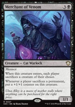 Merchant of Venom - Commander: Secrets of Strixhaven (Rare) [SOC-27]